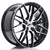 Alu kola Japan Racing JR28 19x8,5 ET20-40 5H BLANK Gloss Black Machined Face