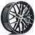 Alu kola Japan Racing JR28 21x9 ET15-45 5H BLANK Gloss Black Machined Face