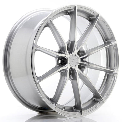 Alu kola Japan Racing JR37 19x8,5 ET45 5x112 Silver Machined Face WheelsUp