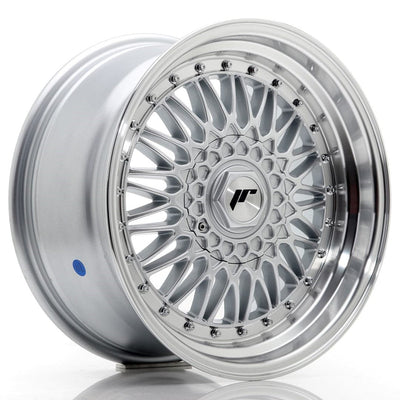 Alu kola Japan Racing JR9 17x8,5 ET35 5x112/120 Silver w/Machined Lip+Silver Rivets WheelsUp