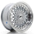 Alu kola Japan Racing JR9 17x8,5 ET20-35 BLANK Silver w/Machined Lip+Silver Rivets