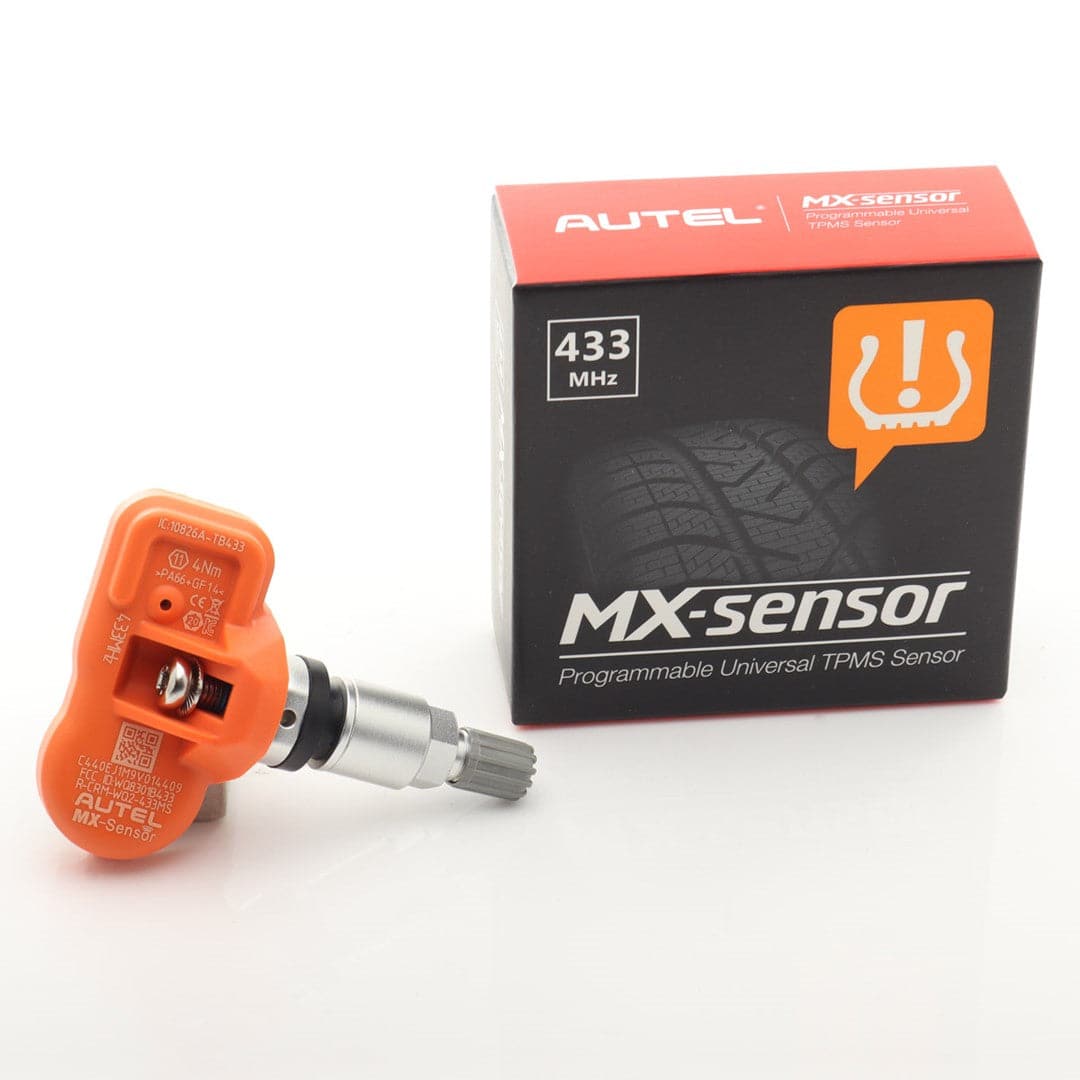 TPMS Autel MX-Sensor 433MHz Metal Stem Silver - Wheelsup.cz