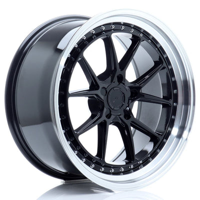 Alu kola Japan Racing JR39 19x9,5 ET15-35 5H BLANK Glossy Black w/Machined Lip WheelsUp