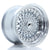 Alu kola Japan Racing JR9 15x9 ET10 4x100/108 Silver w/Machined Lip+Silver Rivets