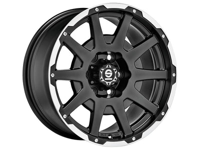SPARCO DAKAR 8,5x17 5x120 ET0 65,06 Matt Black Lip Pol.+Rivets - Wheelsup.cz