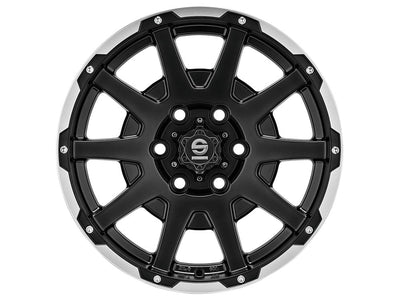 SPARCO DAKAR 8,5x18 5x120 ET0 65,06 Matt Black Lip Pol.+Rivets - Wheelsup.cz