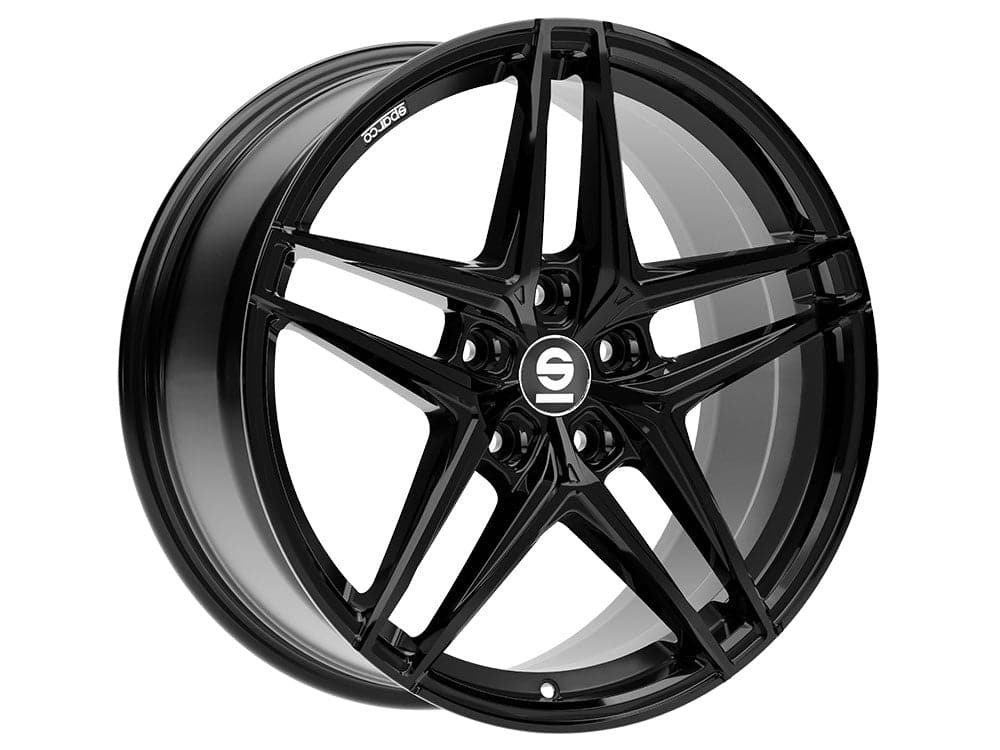 SPARCO RECORD 7,5x17 5x100 ET35 63,3 Gloss Black - Wheelsup.cz