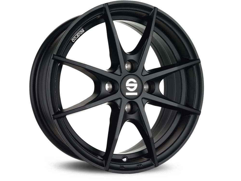 SPARCO TROFEO 4 6x15 4x108 ET22 65,06 Matt Black - Wheelsup.cz