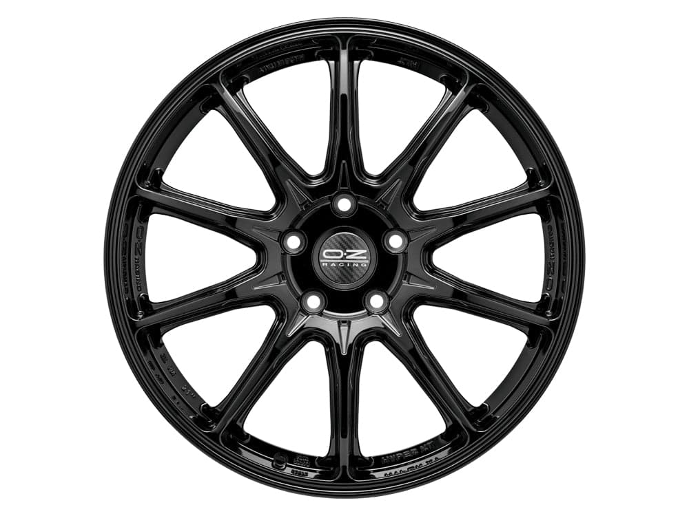 Alu kola OZ HYPER XT HLT 9x20 6x139,7 ET38 67,1 Gloss Black + Diamond Lip WheelsUp