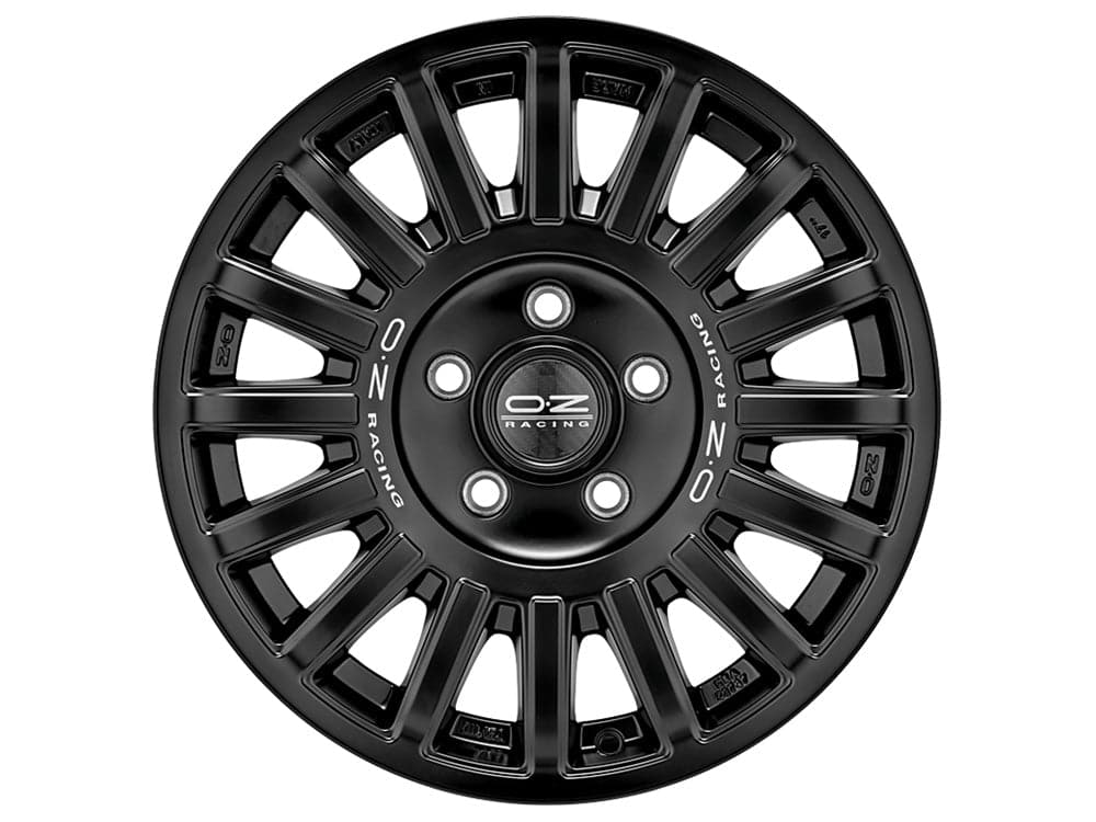 Alu kola OZ RALLY RAID 18x8,5 6x139,7 ET47 106,1 MATT BLACK + SILVER LETTERING WheelsUp