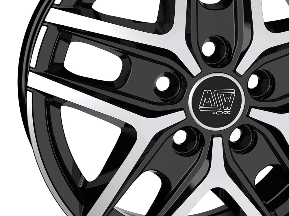 Alu kola MSW 40 8x18 5x108 ET42 73,1 Gloss Black Full Polished WheelsUp