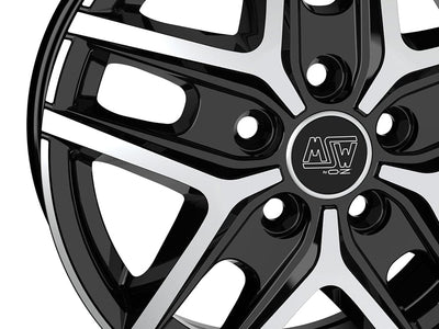 Alu kola MSW 40 VAN 6,5x16 5x114,3 ET44 66,1 černá WheelsUp