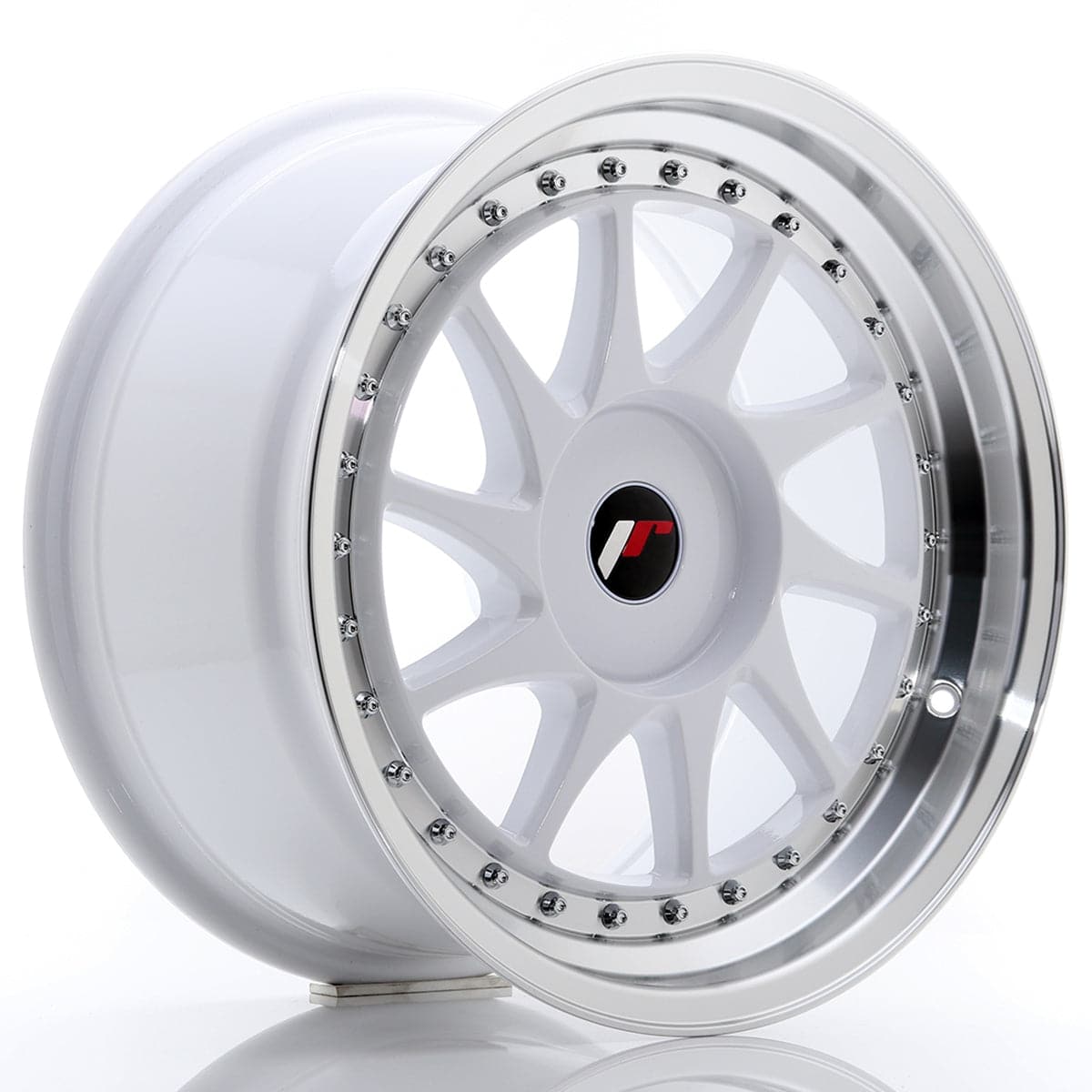 Alu kola Japan Racing JR26 17x8 ET20-35 BLANK White w/Machined Lip WheelsUp