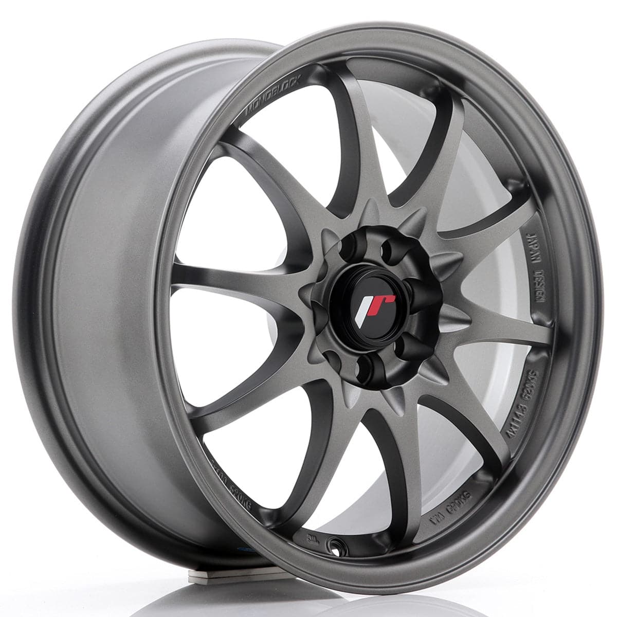 Alu kola Japan Racing JR5 17x7 ET38 4x100 Matt Gun Metal WheelsUp