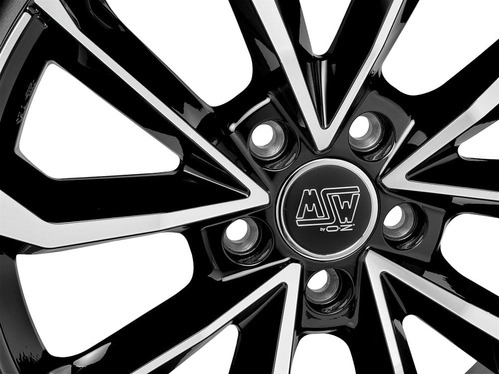 Alu kola MSW 42 7,5x17 5x114,3 ET45 73,1 Gloss Black Full Polished WheelsUp