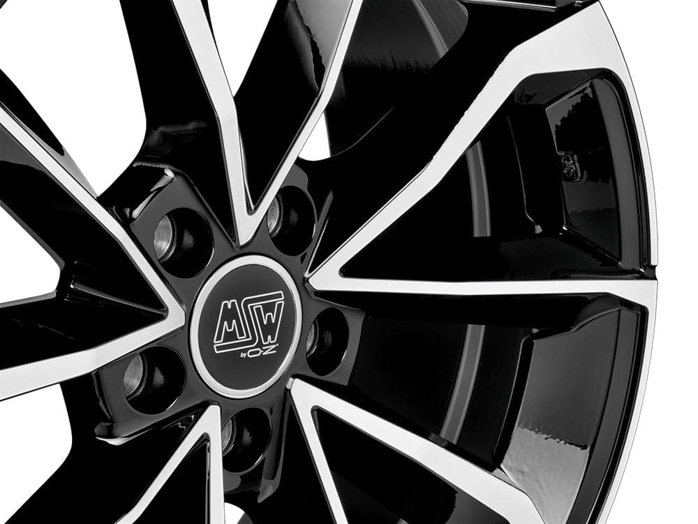 Alu kola MSW 42 7,5x17 5x114,3 ET45 73,1 Gloss Black Full Polished WheelsUp