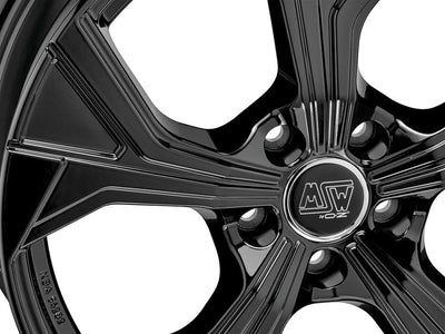 Alu kola MSW 43 9x20 5x112 ET38 66,6 černá WheelsUp