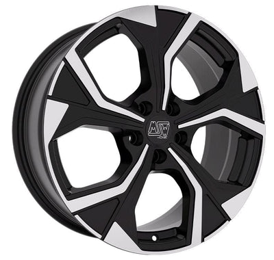 Alu kola MSW 43 7,5x18 5x100 ET46 57,1 černá WheelsUp