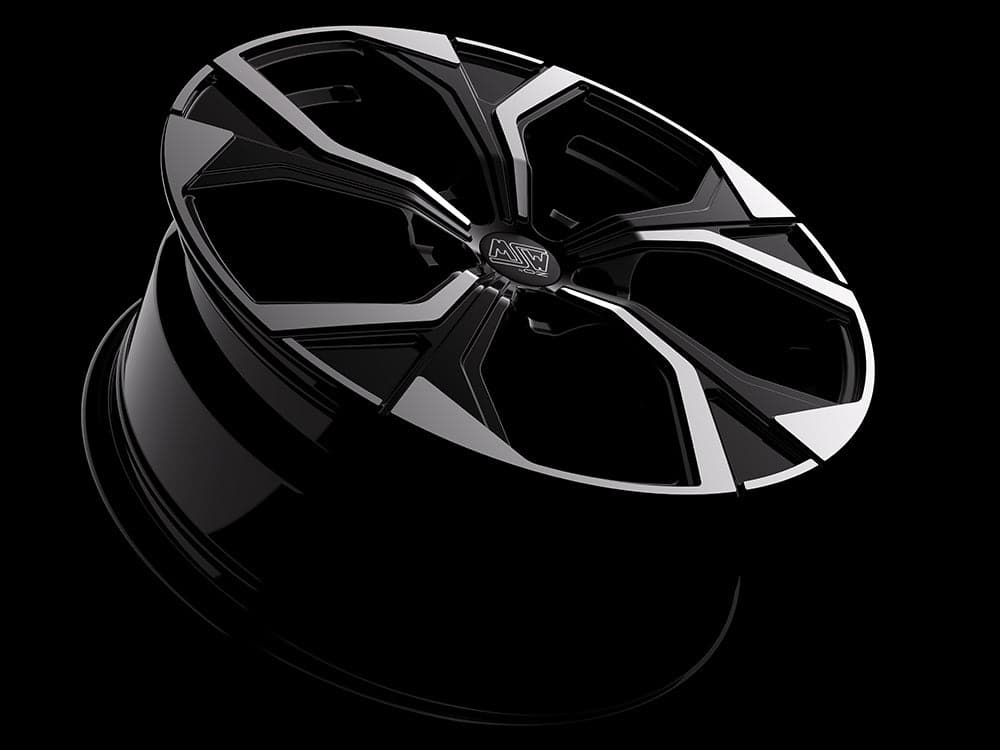 Alu kola MSW 43 9x20 5x112 ET42 57,1 černá WheelsUp