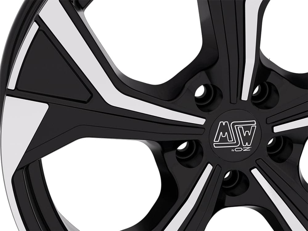 Alu kola MSW 43 7,5x18 5x114,3 ET45 67,06 Gloss Black Full Polished WheelsUp