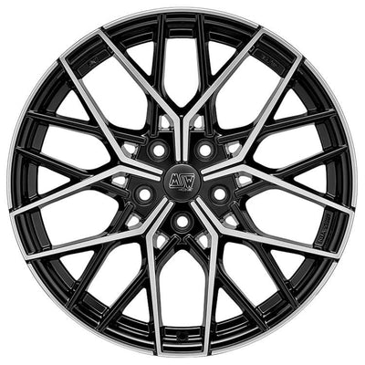 Alu kola MSW 74 8x19 5x112 ET27 73,1 Gloss Black Full Polished WheelsUp