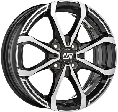 Alu kola MSW X4 7x16 4x108 ET37 63,4 černá WheelsUp