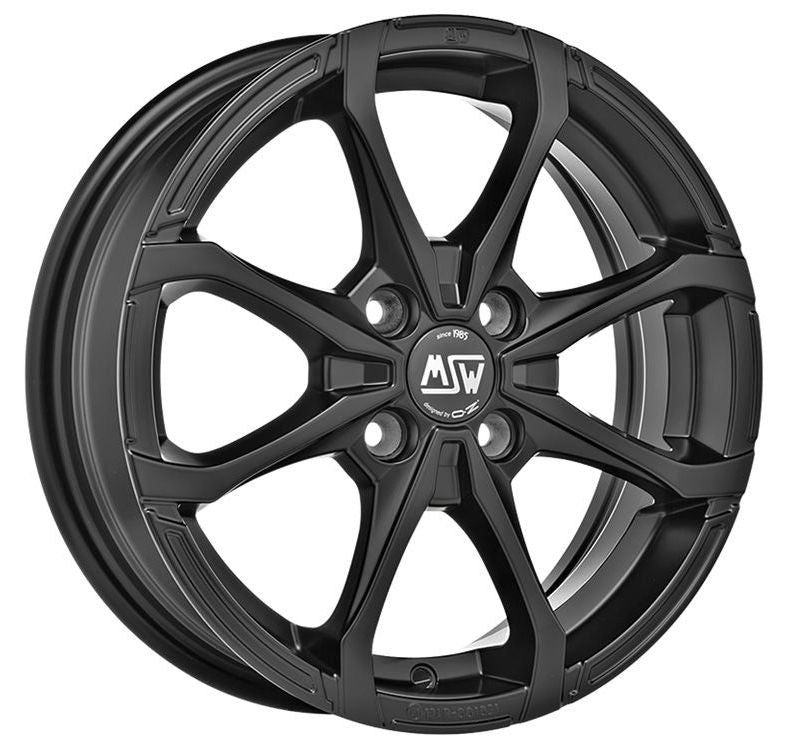 Alu kola MSW X4 5,5x14 4x108 ET35 63,4 černá WheelsUp