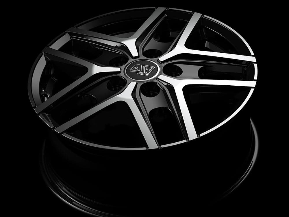 Alu kola MSW 40 8,5x20 5x120 ET34 72,6 černá WheelsUp