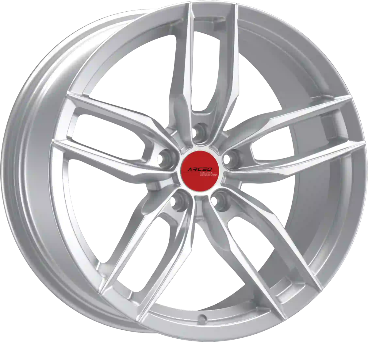 Alu kola Arceo Madrid 8.5x18 5x112 ET37 Silver Diamond WheelsUp