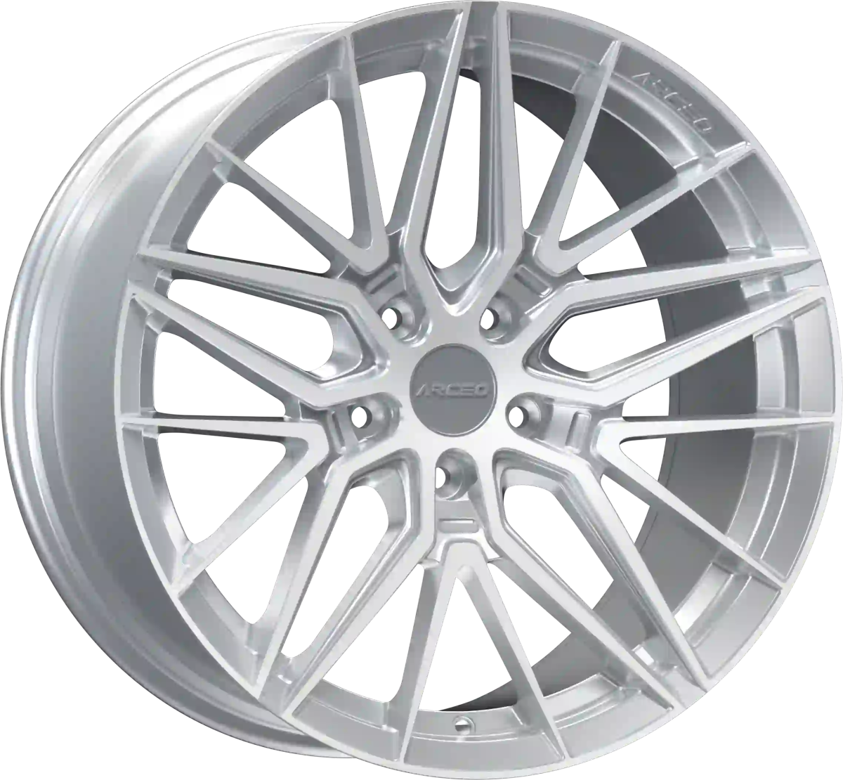 Arceo Sevilla 8.5x19 5x112 ET38 Silver Diamond - Wheelsup.cz