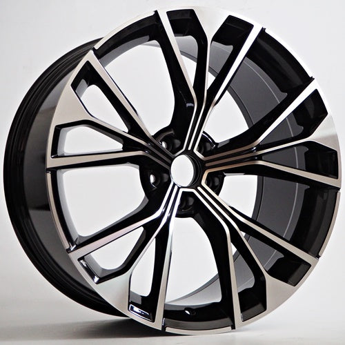 Alu kola Racing Line Elmo 10x21 5x112 ET20 Black Face Machined WheelsUp