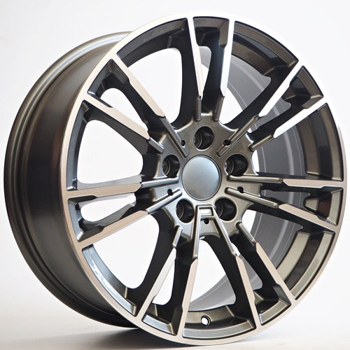 Alu kola Racing Line Grand 9x18 5x120 ET38 Grey Face Machined WheelsUp