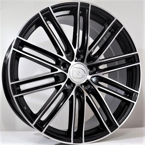 Alu kola Racing Line Lumena 10x22 5x130 ET50 Black Face Machined WheelsUp