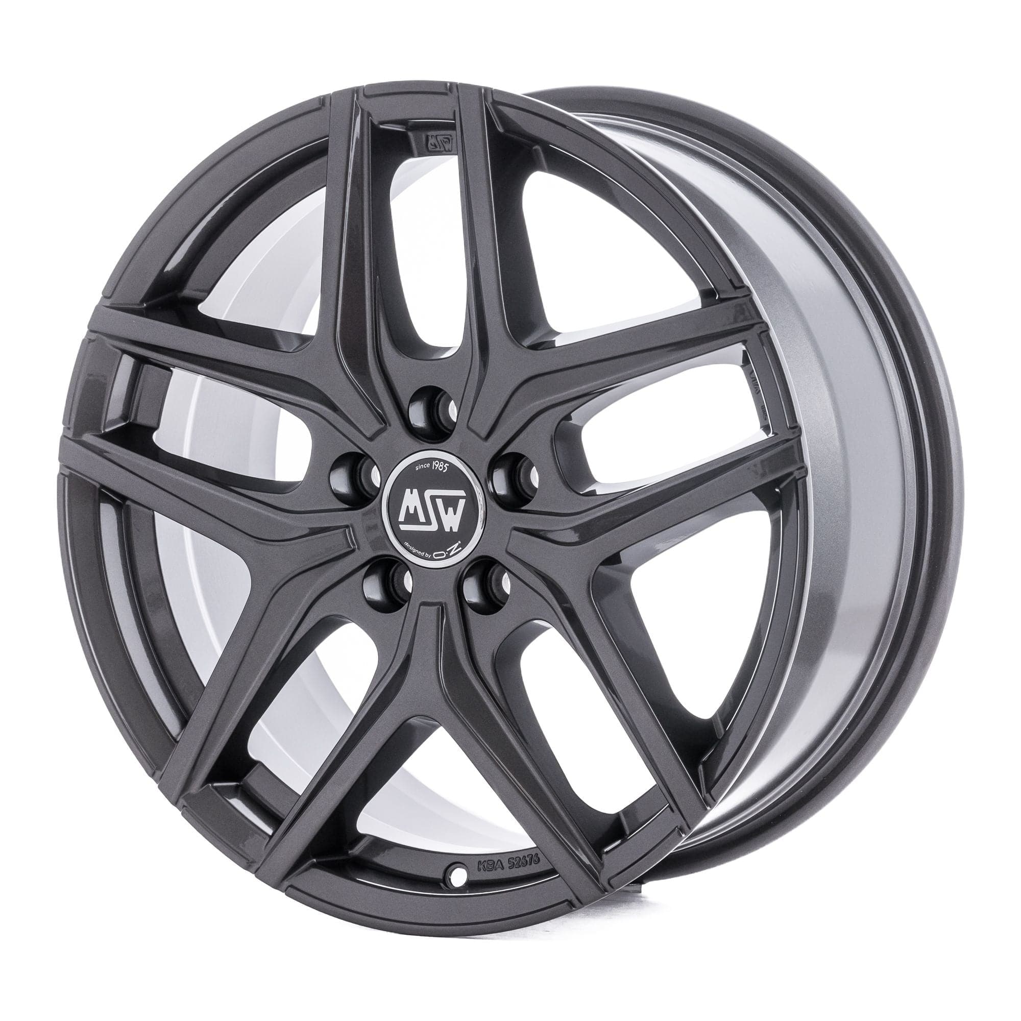 Alu kola MSW 40 9x19 5x112 ET44 73,1 Gloss Gun Metal WheelsUp