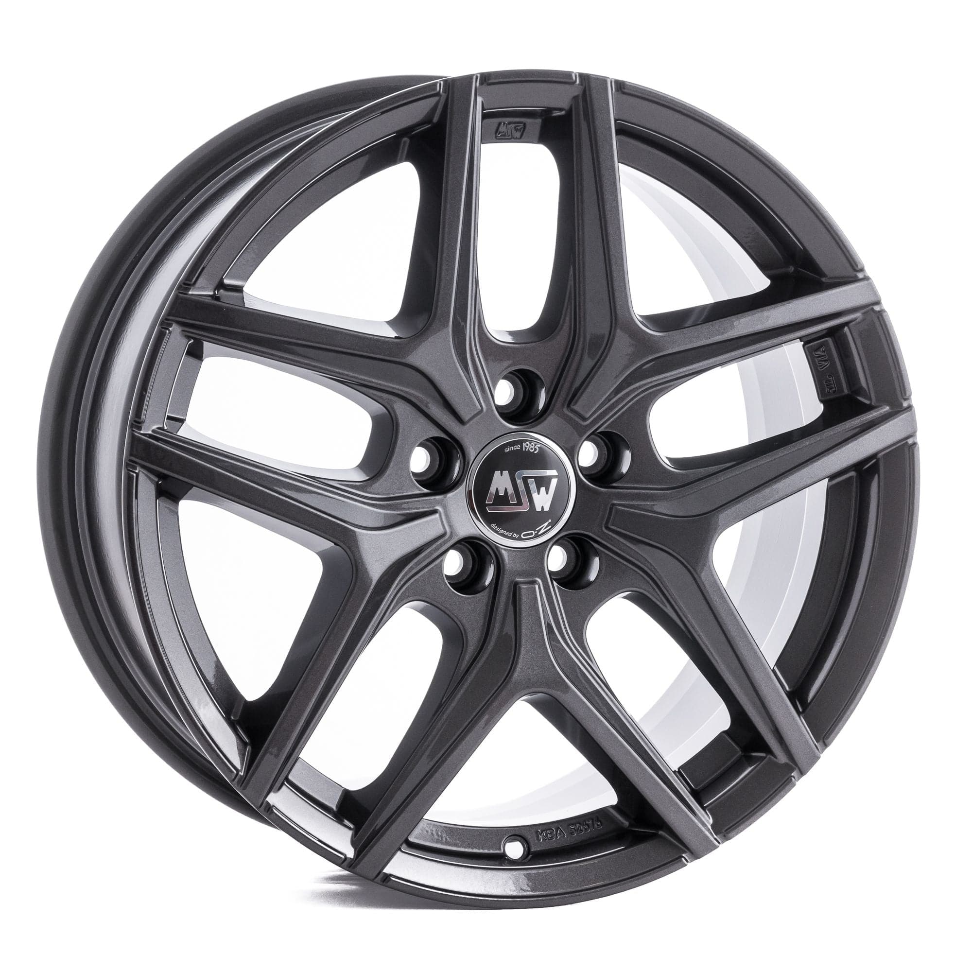 Alu kola MSW 40 9x19 5x112 ET44 73,1 Gloss Gun Metal WheelsUp