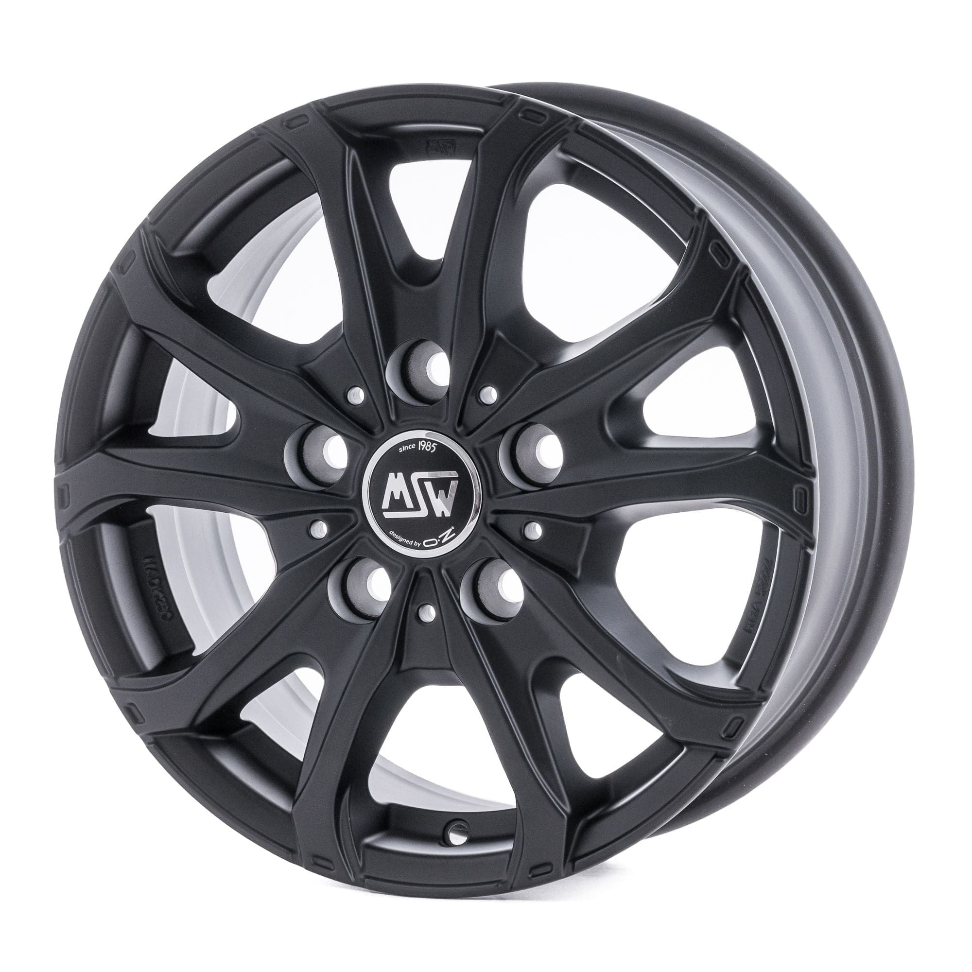 Alu kola MSW 48 8x18 ET40 5x127 71,6 Matt Black WheelsUp