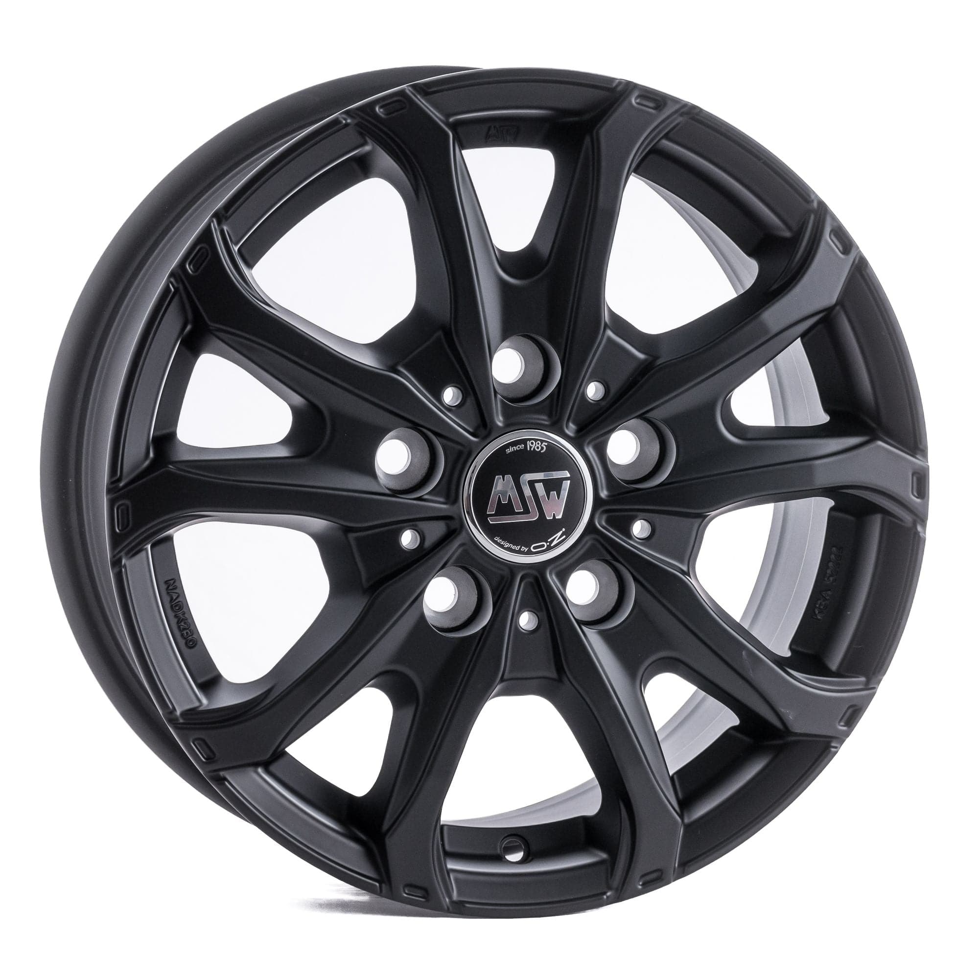 Alu kola MSW 48 8x18 ET40 5x127 71,6 Matt Black WheelsUp