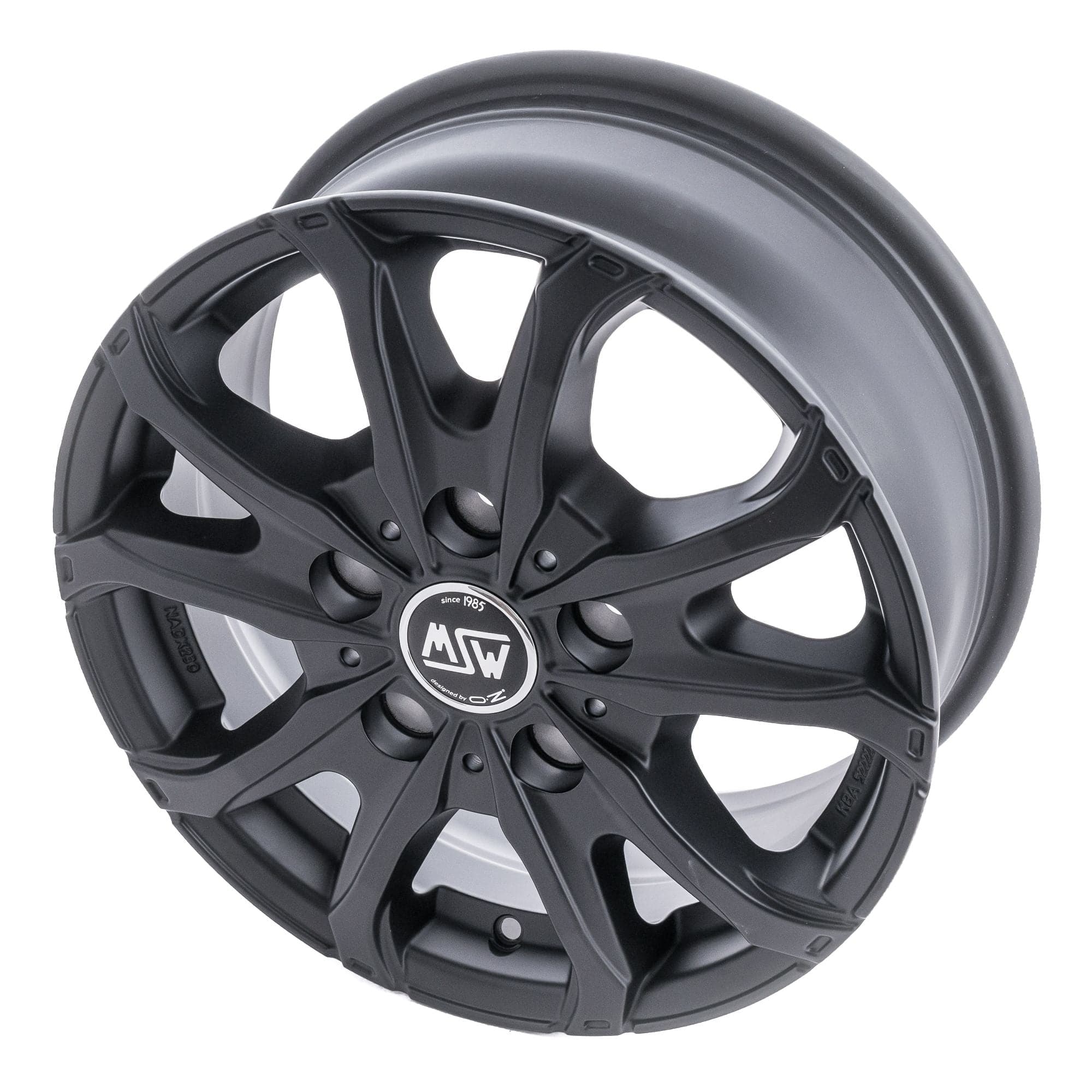 Alu kola MSW 48 8x18 ET40 5x127 71,6 Matt Black WheelsUp