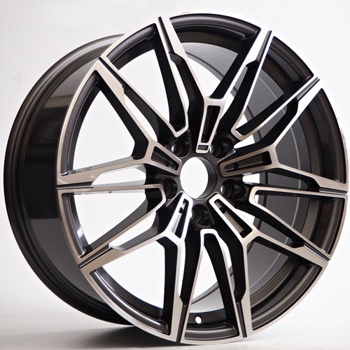 Alu kola Racing Line Nero 9x19 5x120 ET38 Grey Face Machined WheelsUp