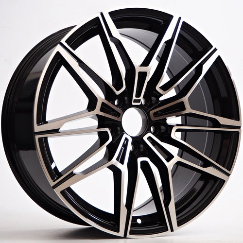 Alu kola Racing Line Nero 9x19 5x120 ET38 Black Face Machined WheelsUp