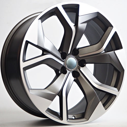 Alu kola Racing Line Noel 9,5x21 5x112 ET33 Grey Matt Face Machined WheelsUp