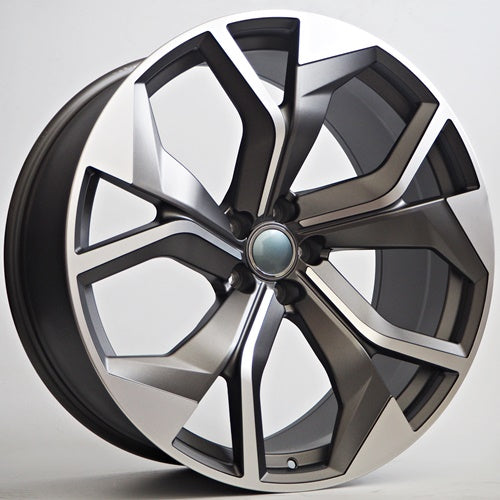 Alu kola Racing Line Noel 10x22 5x112 ET20 Grey Matt Face Machined WheelsUp
