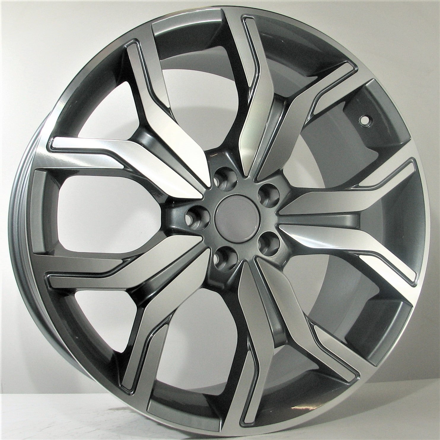 Alu kola Racing Line Port M 9,5x20 5x108 Grey Face Machined WheelsUp