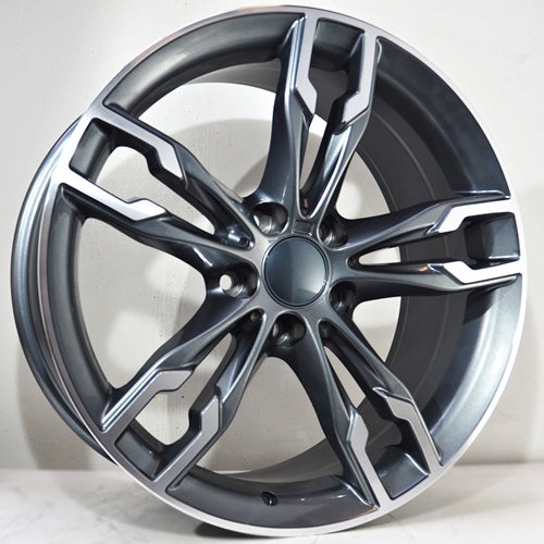 Alu kola Racing Line Grip 8,5x20 5x120 ET35 Grey Face Machined WheelsUp