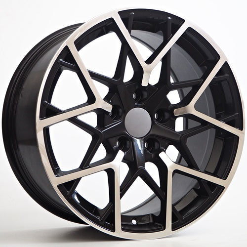 Alu kola Racing Line Raven 8x18 5x120 ET35 Black Face Machined WheelsUp