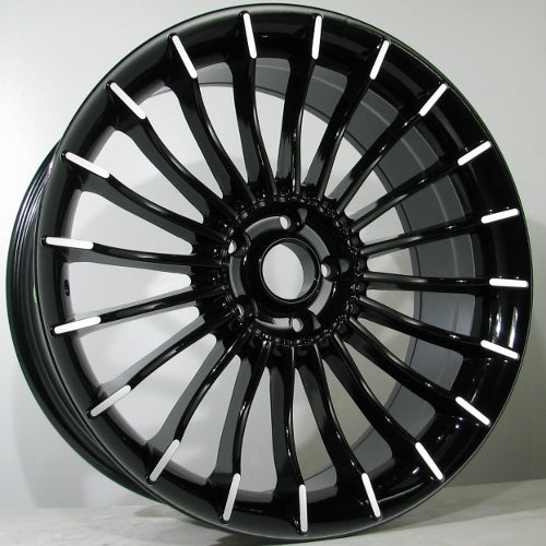 Alu kola Racing Line Split 9,5x19 5x120 ET38 Black Face Machined WheelsUp