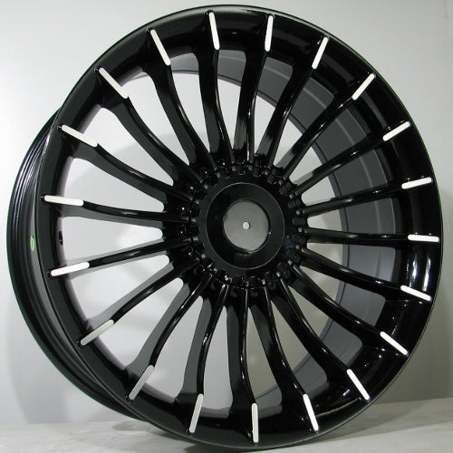 Alu kola Racing Line Split 9,5x18 5x120 ET35 Black Face Machined WheelsUp