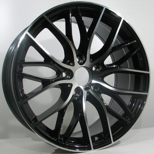 Alu kola Racing Line Sigulo 9,5x19 5x120 ET38 Black Face Machined WheelsUp