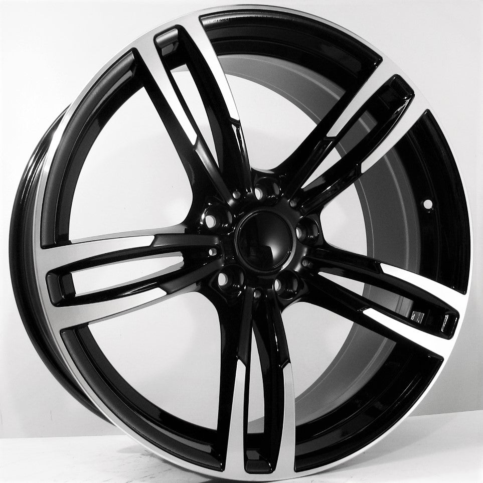 Alu kola Racing Line Flex 9,5x19 5x120 ET38 Black Face Machined WheelsUp