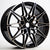 Alu kola Racing Line Venus 8x19 5x112 ET25 Black Face Machined